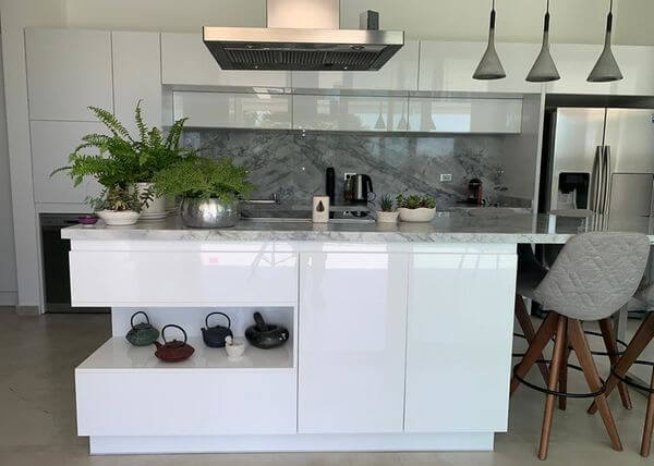 Glass Finish kitchen