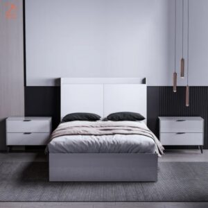 White King Size Bed 1 Z Cube Furniture