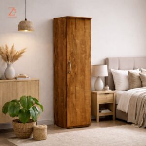 1 Door Wardrobe 2 Shelves with 1 Drawer and Hinger Space