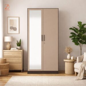 2 Door Wardrobe 1 Shelves 2 Drawer and Hinger Space