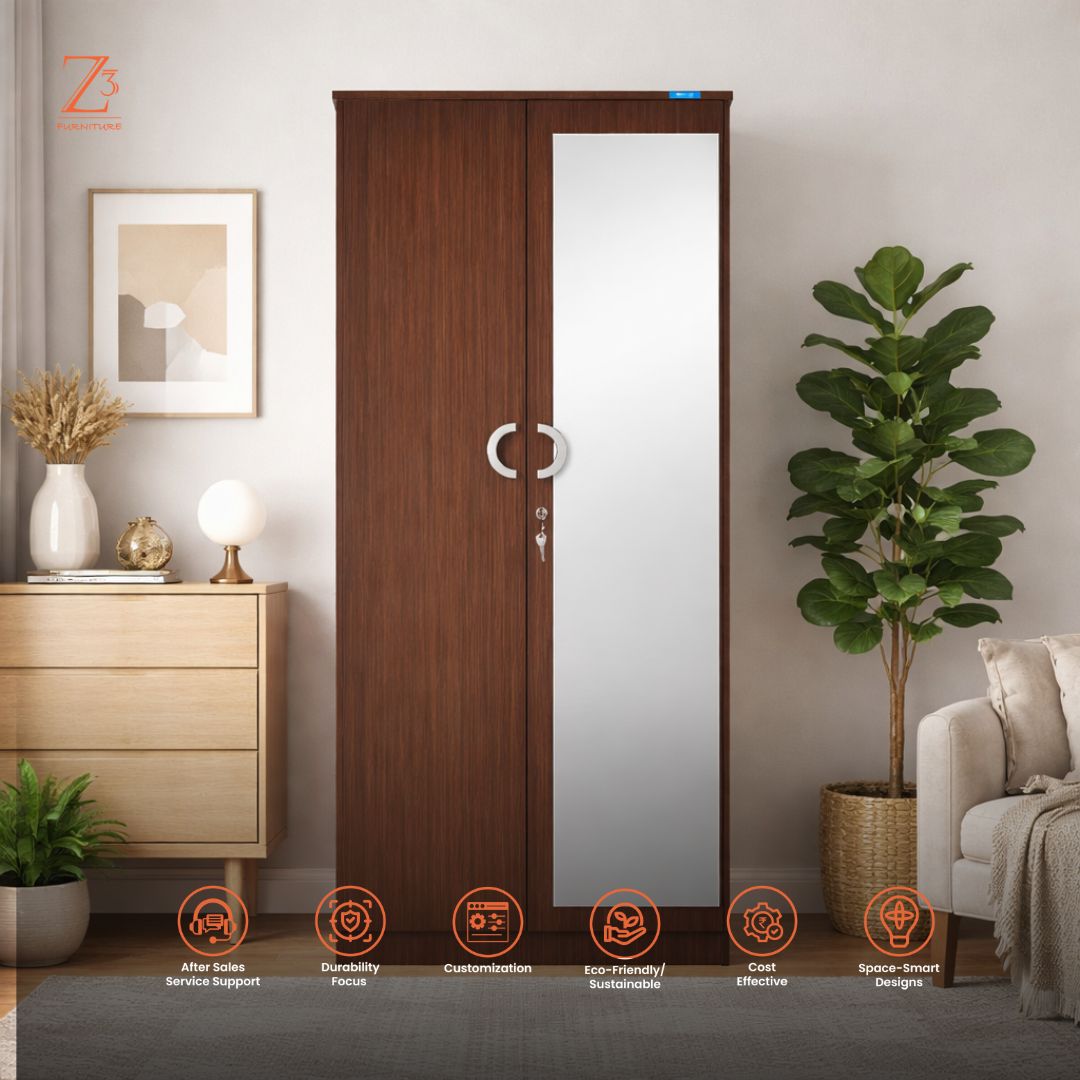 Axis Two Door Wardrobe - Image 4