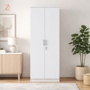 2 Door Wardrobe 4 Shelves