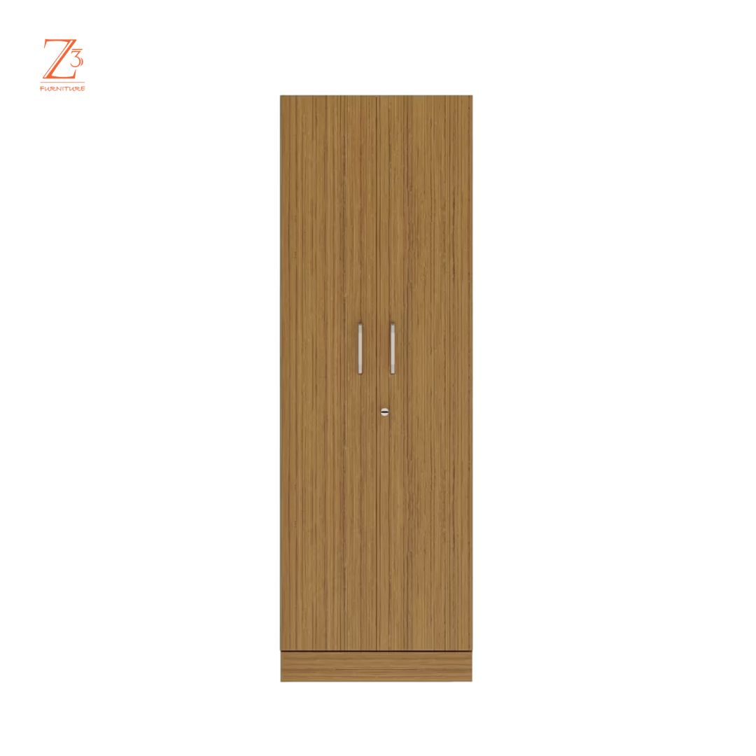 2 Door Wardrobe 5 Shelves