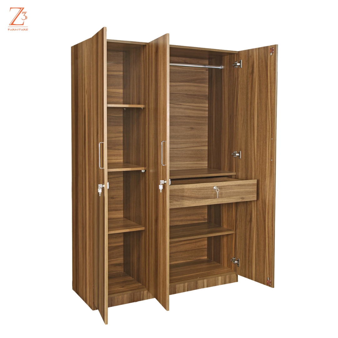 3 Door Wardrobe Z Cube Furniture 5