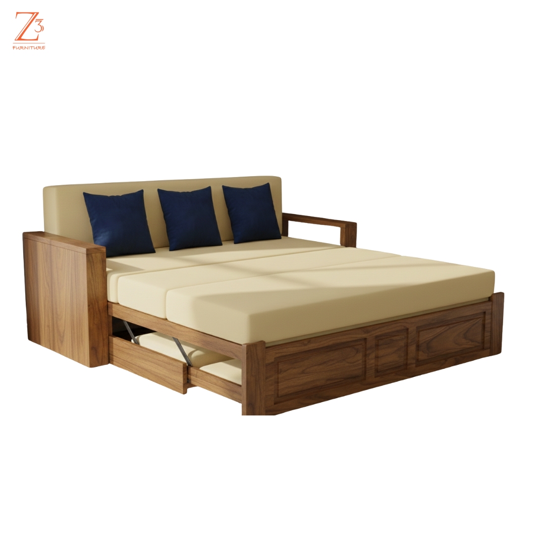 Solid Wood Sofa Cum Bed Z Cube Furniture 2