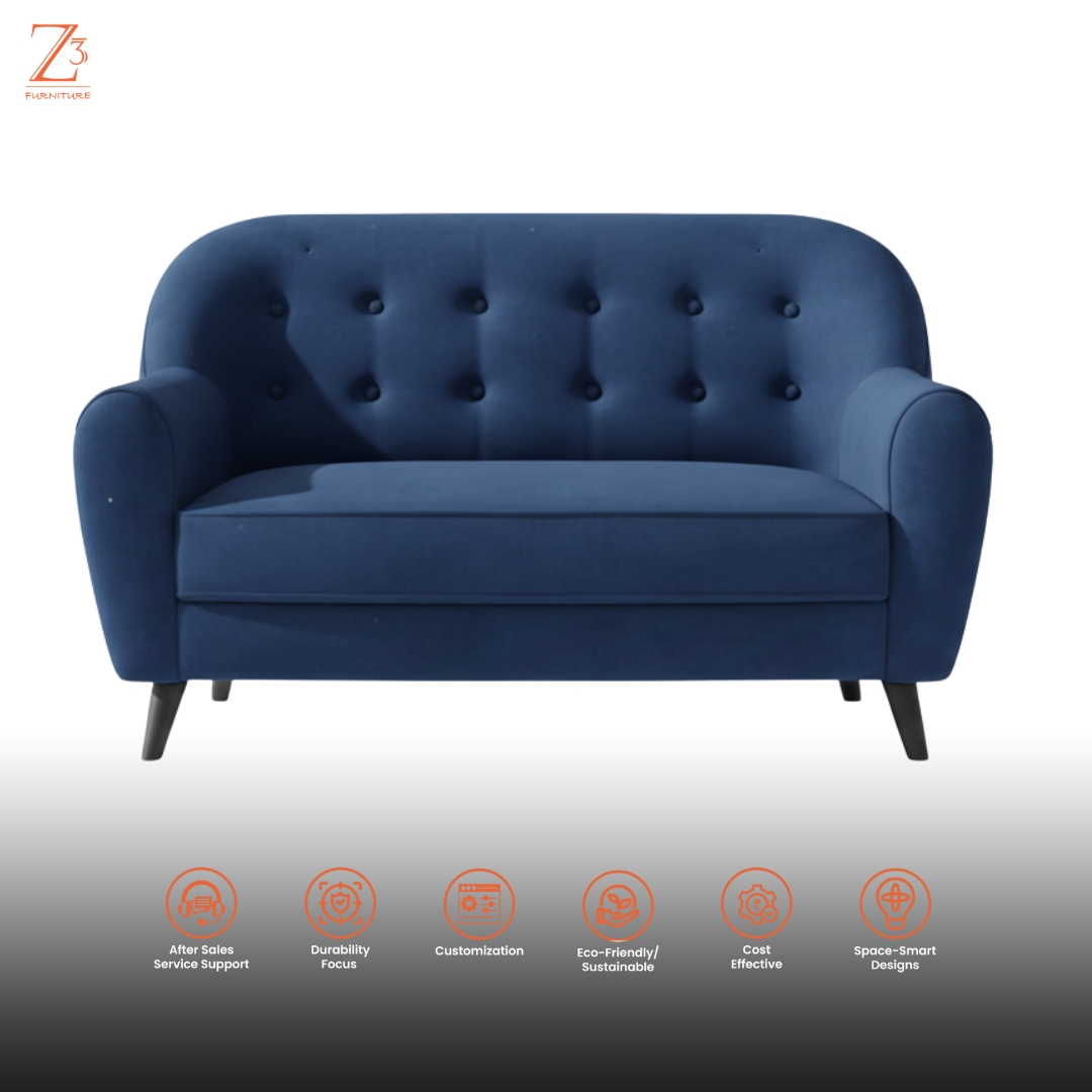 Two Seater Sofa Z Cube Furniture 7