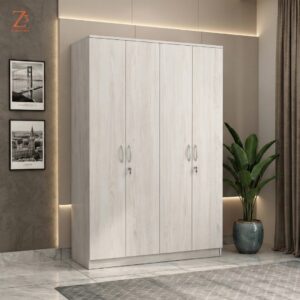 Z Cube Furniture 4 Door Wardrobe 7 shelves No mirror 1