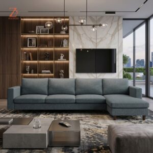 Classic-3 Seater Sofa with Chase Z Cube Furniture 1