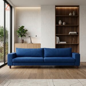 MAYO- Royal Blue 3 Seater Sofa Z Cube Furniture 1