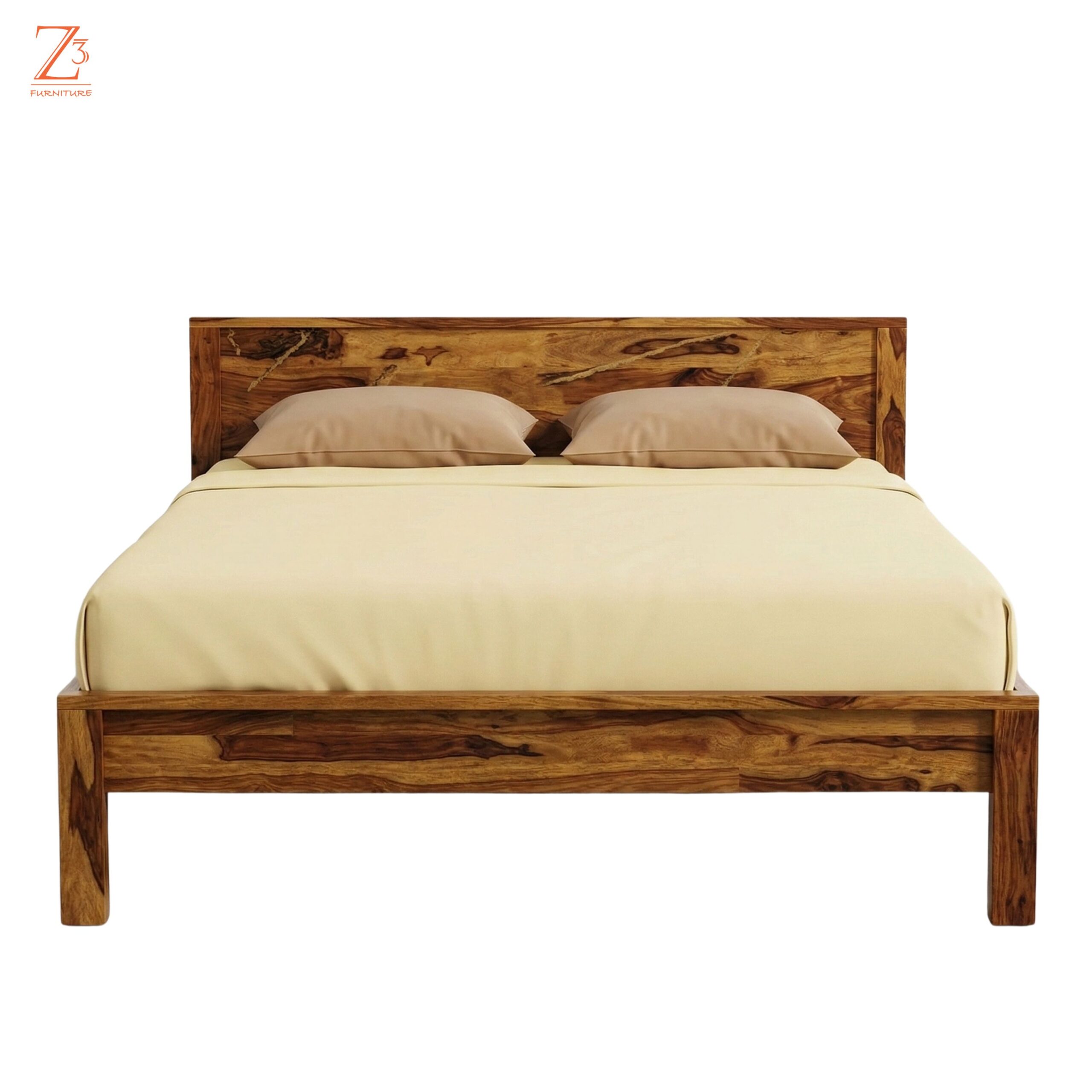 Manipur 1 Sheesham Wood King Size Double Bed2
