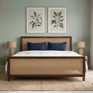 Manipur Sheesham Wood King Size Double Bed1