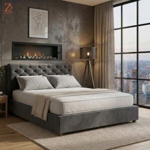 Mexico 2 Upholstered Double Bed Queen Size