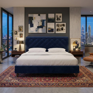 Mexico Queen Size Upholstered Bed1