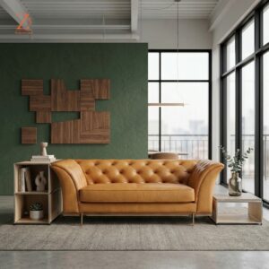 Neo-Beige 2 Seater Sofa 1