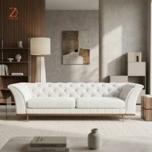 Neo-White 3 Seater Sofa 1