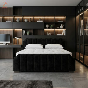 Norway 3 Upholstered Bed Queen Size 1