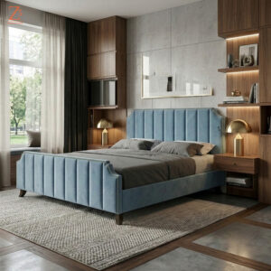 Norway Upholstered Bed King Size 1