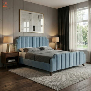 Norway Upholstered Bed Queen Size 1