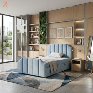 Norway Upholstered Single Bed 1