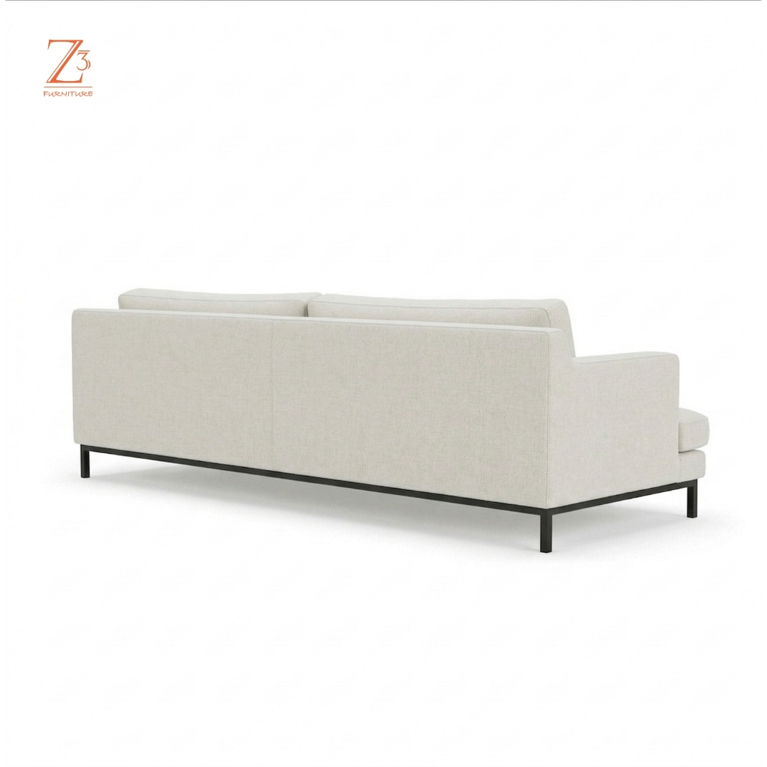 Ranger White 3 Seater Sofa 4