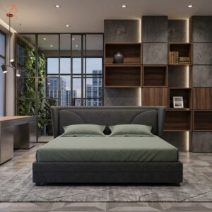 Valkyrie Upholstered King Size Bed 1