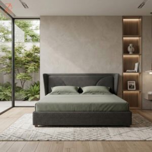 Valkyrie Upholstered Queen Size Bed 1