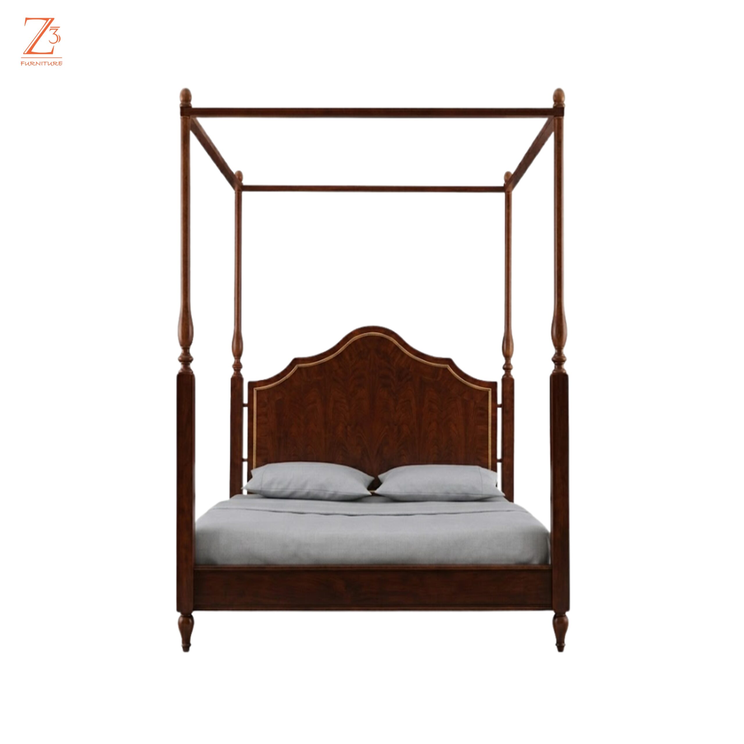 Z Cube Ajmer Solid Wood Queen Size Double Bed2