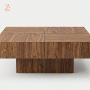 BilboCraft Solid Wood Coffee Table zcube Furniture 1