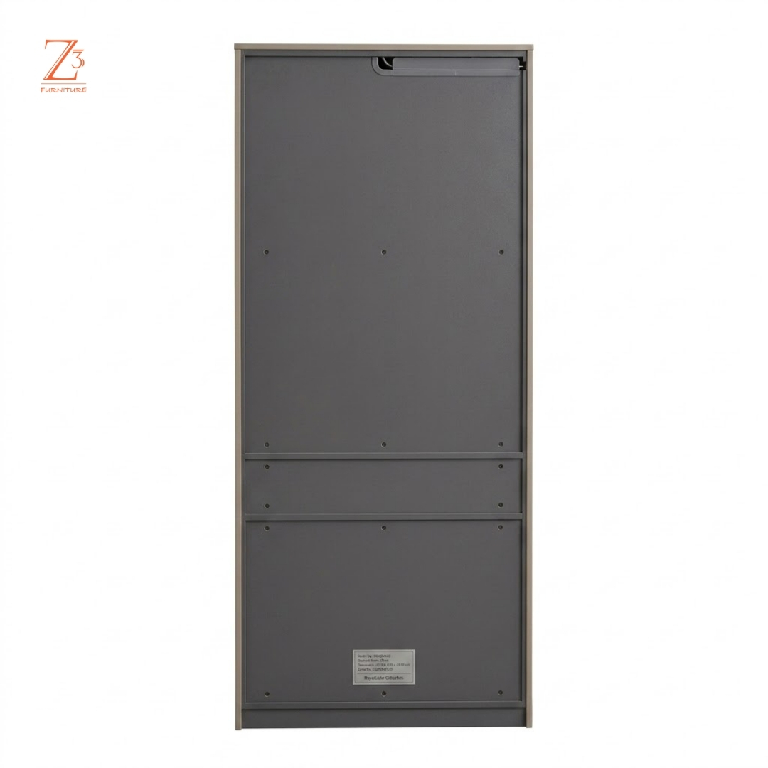 Celestia Luxe Bar Curio Cabinet – Champagne Beige zcube Furniture 4