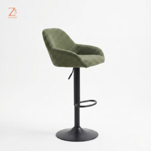 EmeraldNest Adjustable Bar Chair – Forest Green zcube Furniture 1