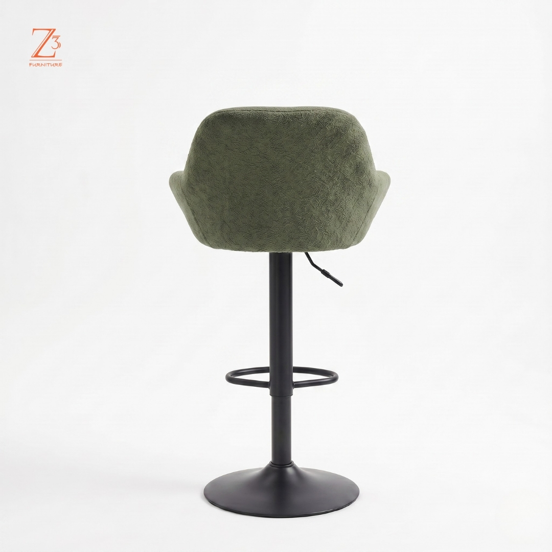 EmeraldNest Adjustable Bar Chair – Forest Green zcube Furniture 4