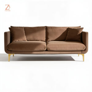 FreyaLuxe Velvet Sofa zcube Furniture 1