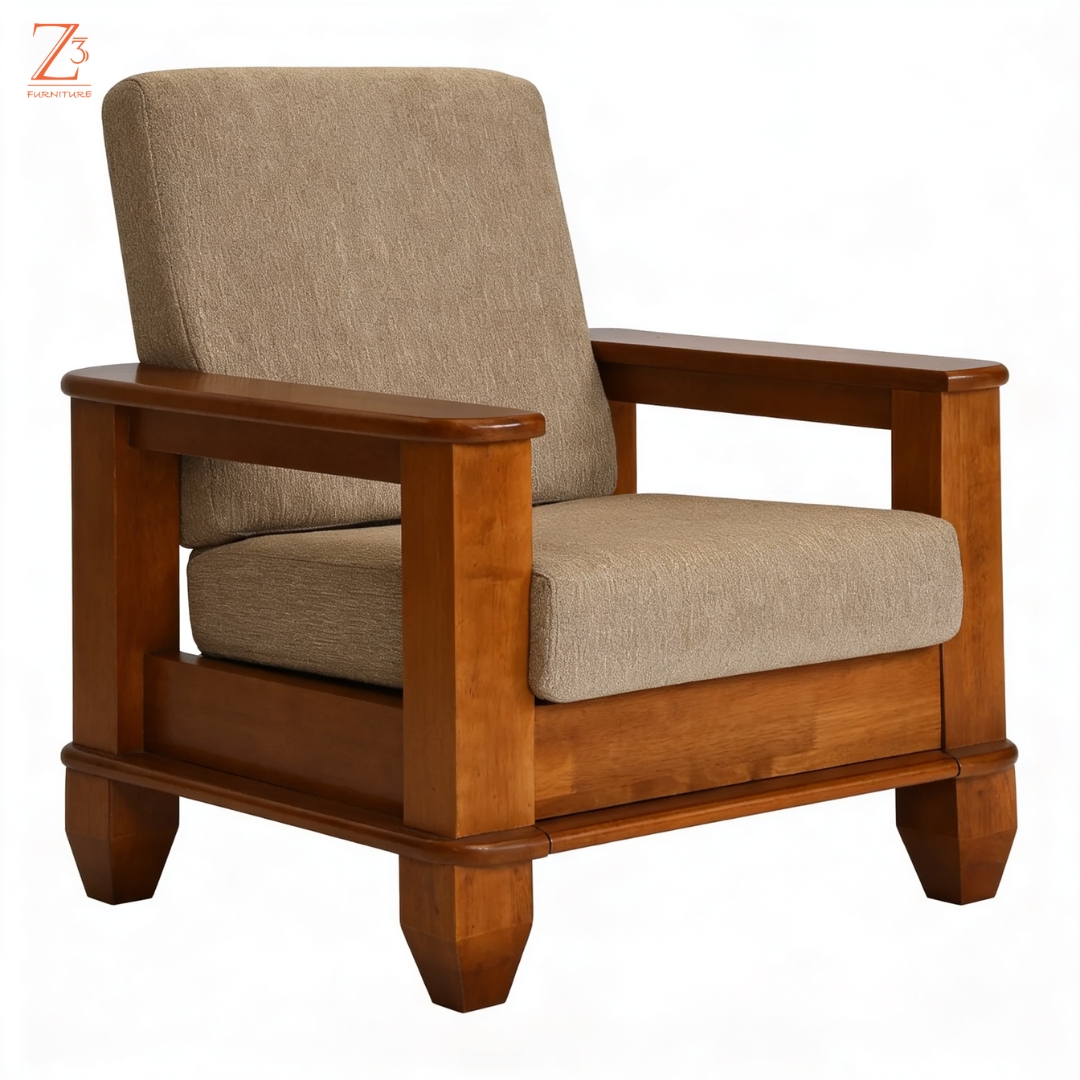 HeritageLounge Single Seater Sofa Z cube Furniture 1