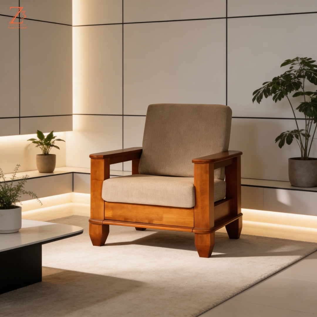HeritageLounge Single Seater Sofa Z cube Furniture 2