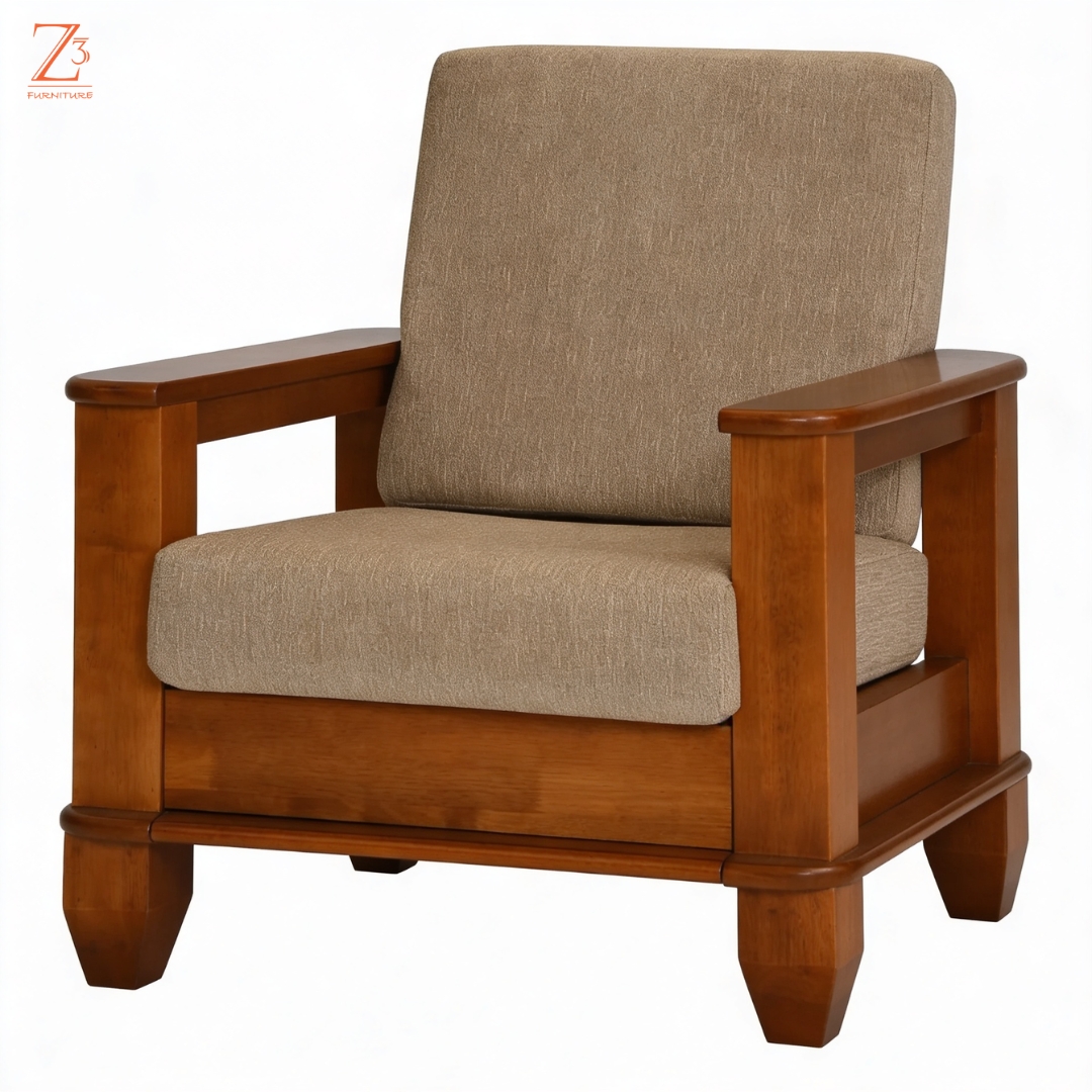 HeritageLounge Single Seater Sofa Z cube Furniture 3