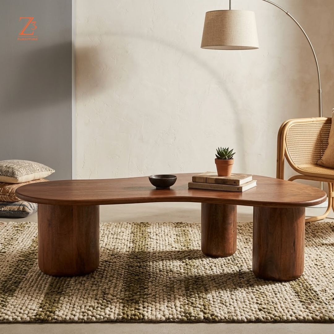 HimaCraft Solid Wood Coffee Table zcube Furniture 2