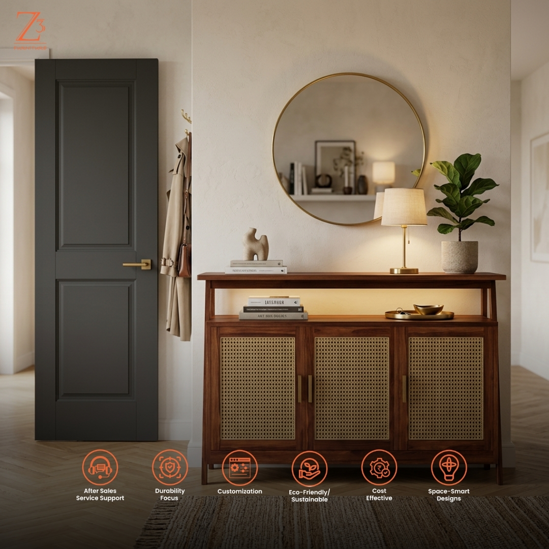 HoneyNest Console Table Z cube Furniture 6