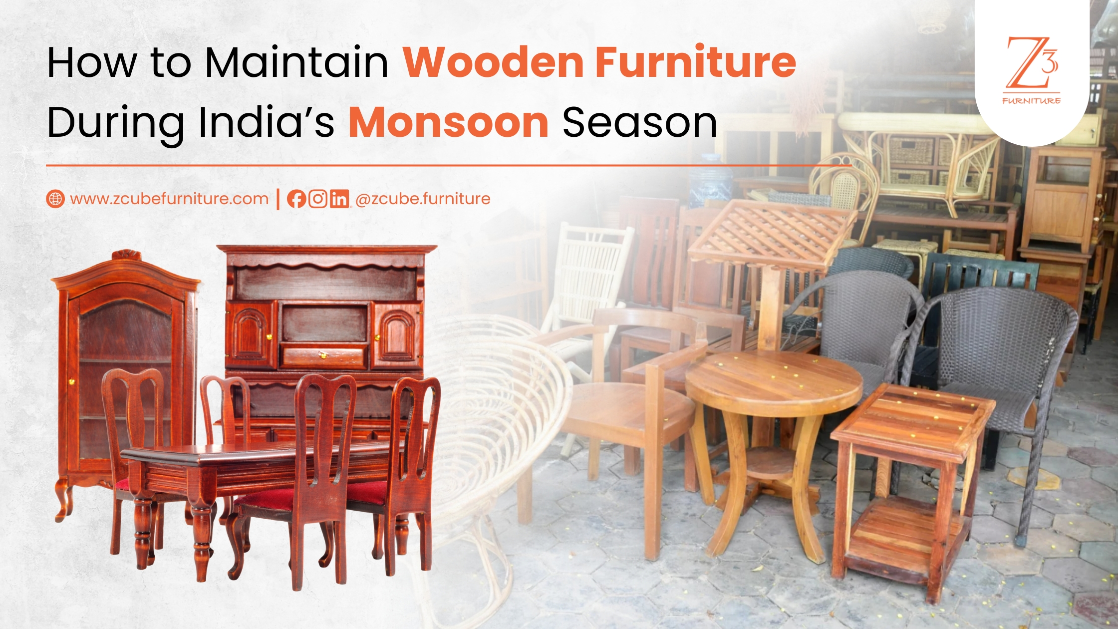 How to Maintain Wooden Furniture During India’s Monsoon Season