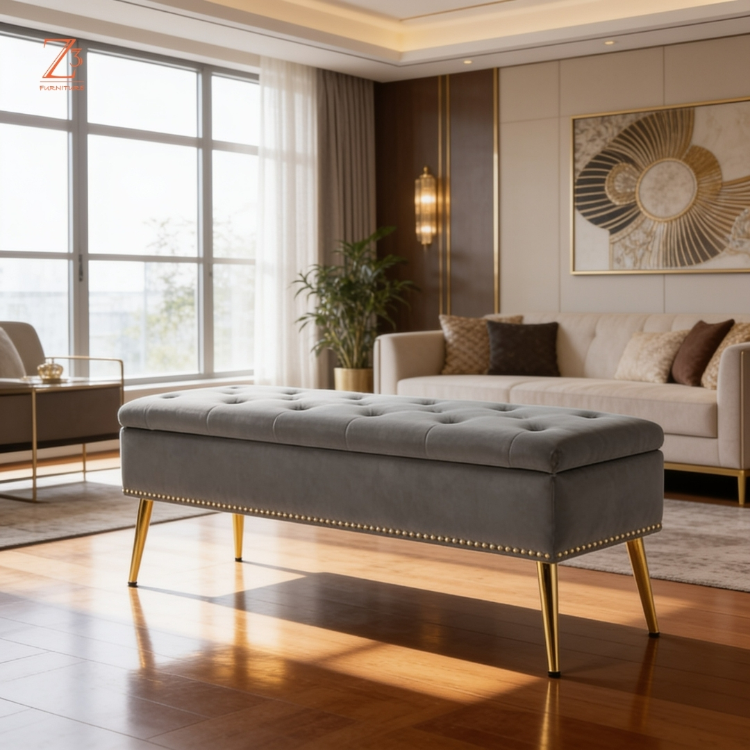 KajaroMax Storage Ottoman Bench zcube Furniture 2
