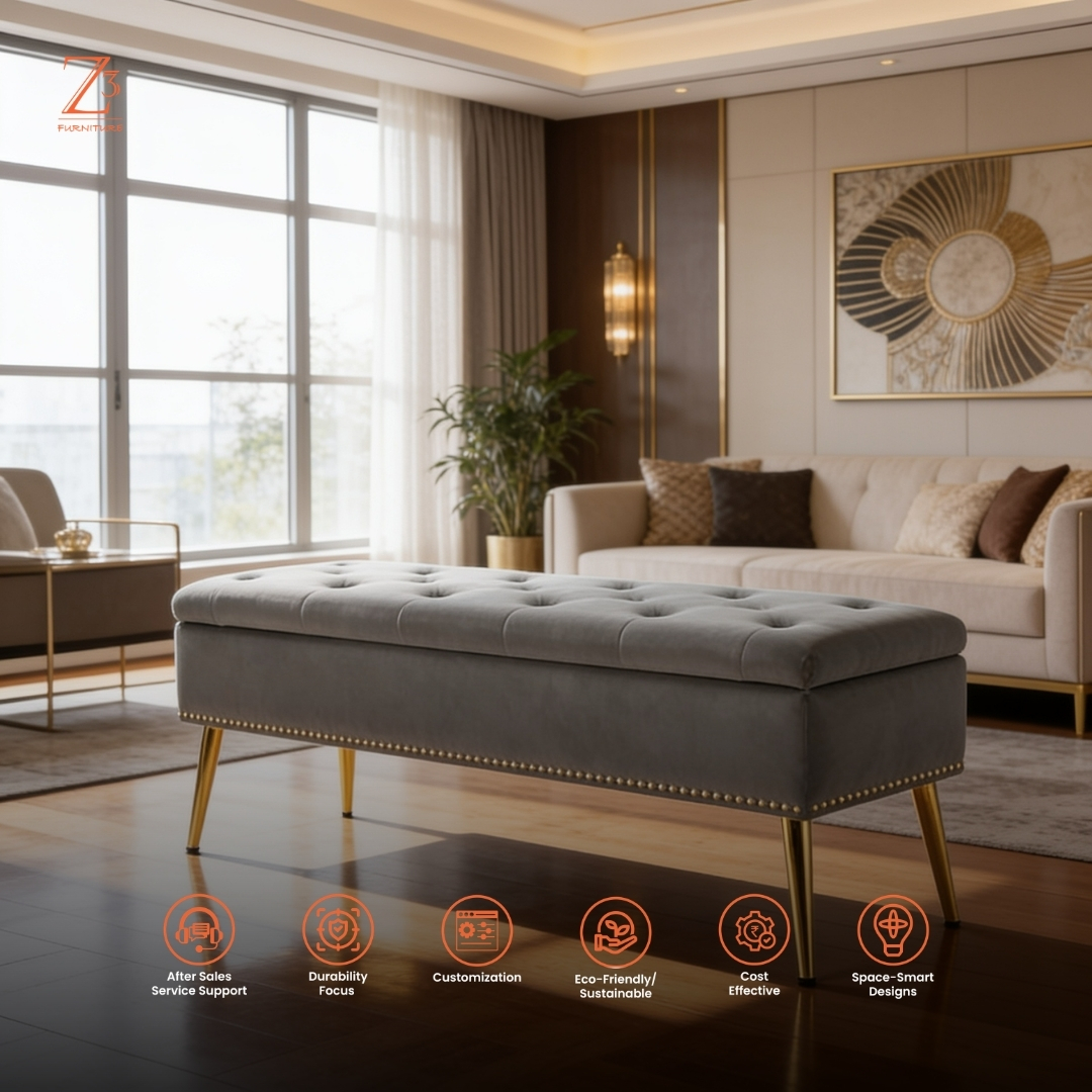 KajaroMax Storage Ottoman Bench zcube Furniture 6