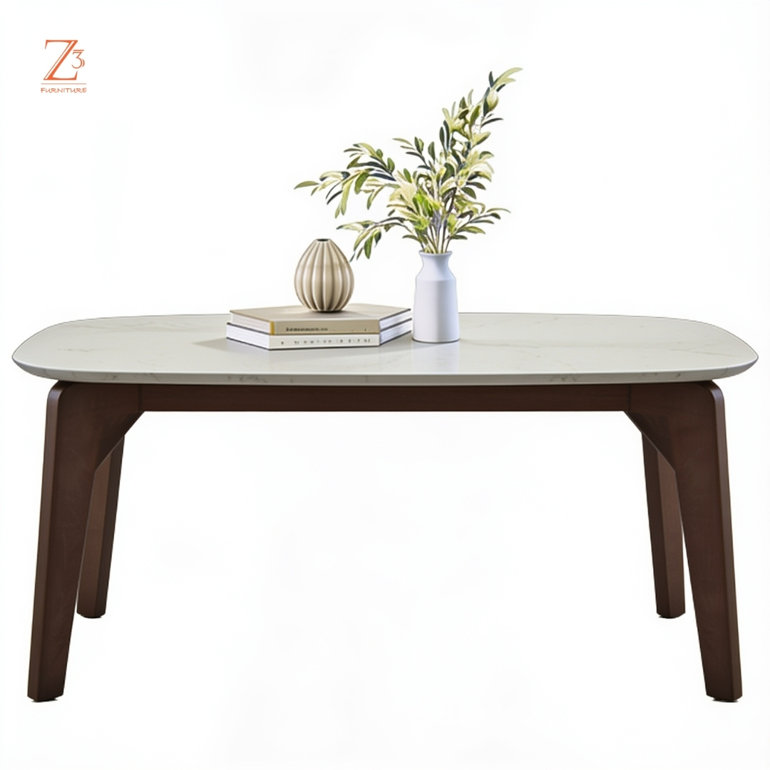 LunarCarrara Premium Coffee Table zcube Furniture 1