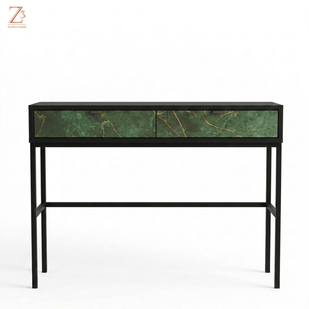 MarbleEdge Console Table Z cube Furniture 1
