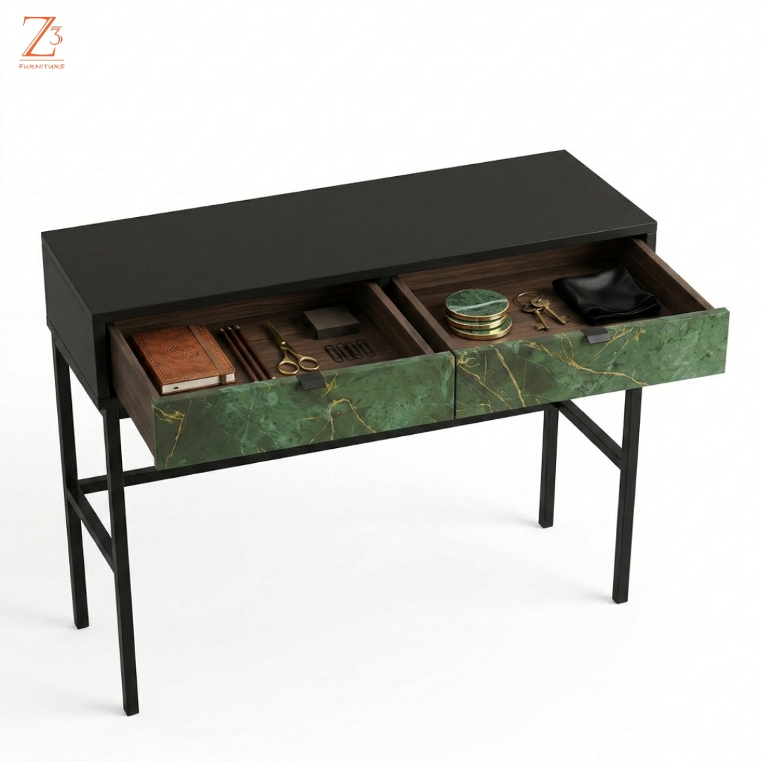 MarbleEdge Console Table Z cube Furniture 4