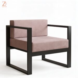 MetroLounge Metal Sofa Chair Z cube Furniture 1