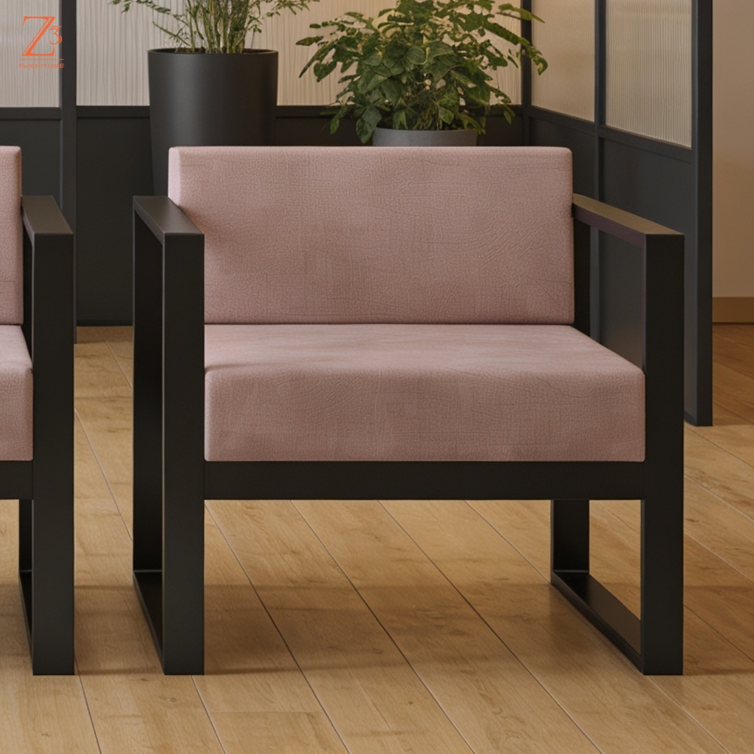 MetroLounge Metal Sofa Chair Z cube Furniture 2