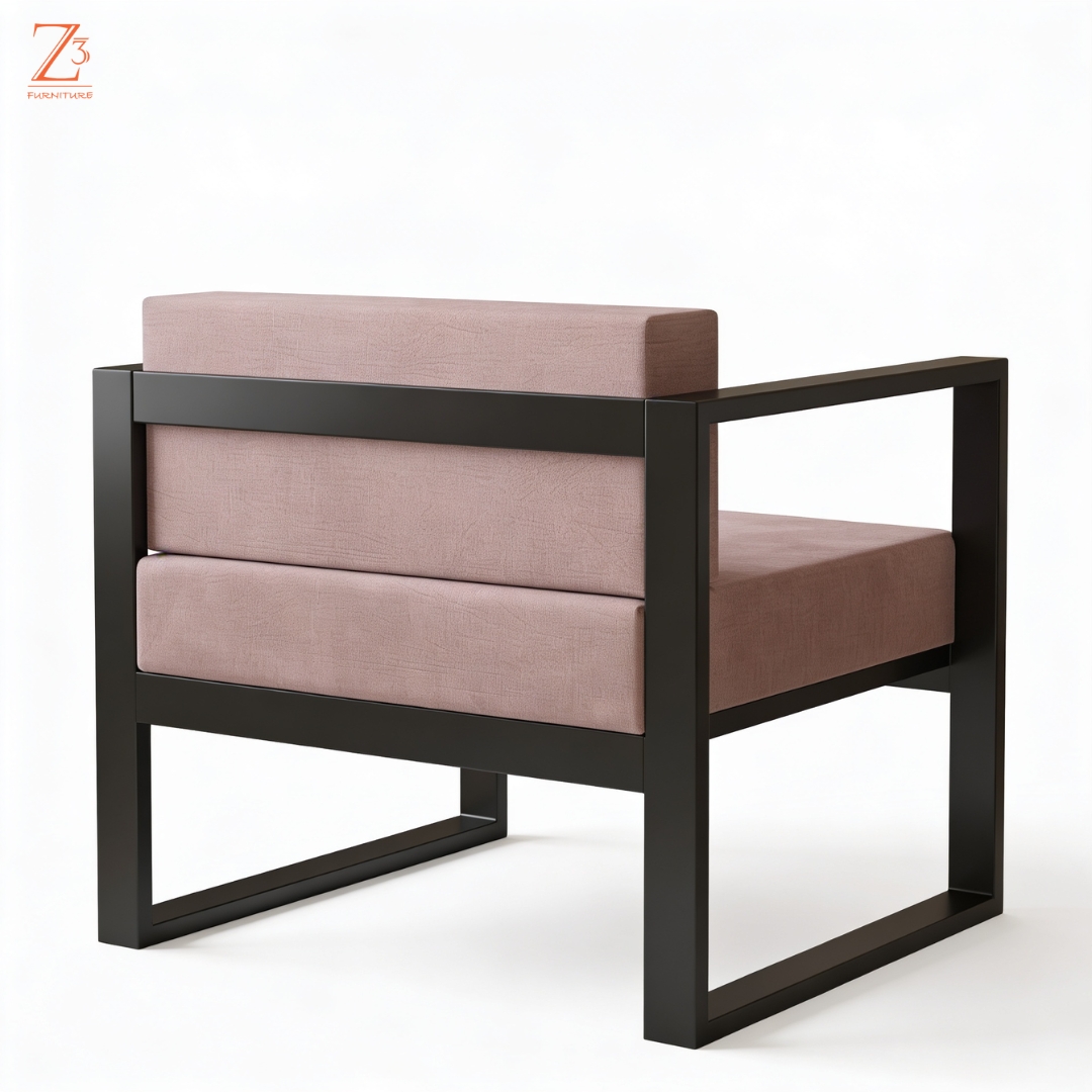 MetroLounge Metal Sofa Chair Z cube Furniture 5