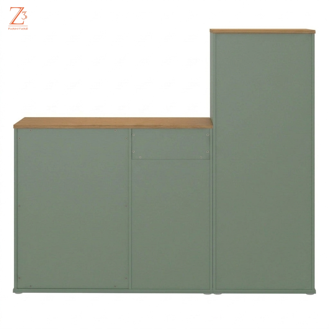 Midnight Blue Storage Side Board Unit Z Cube Furniture 4