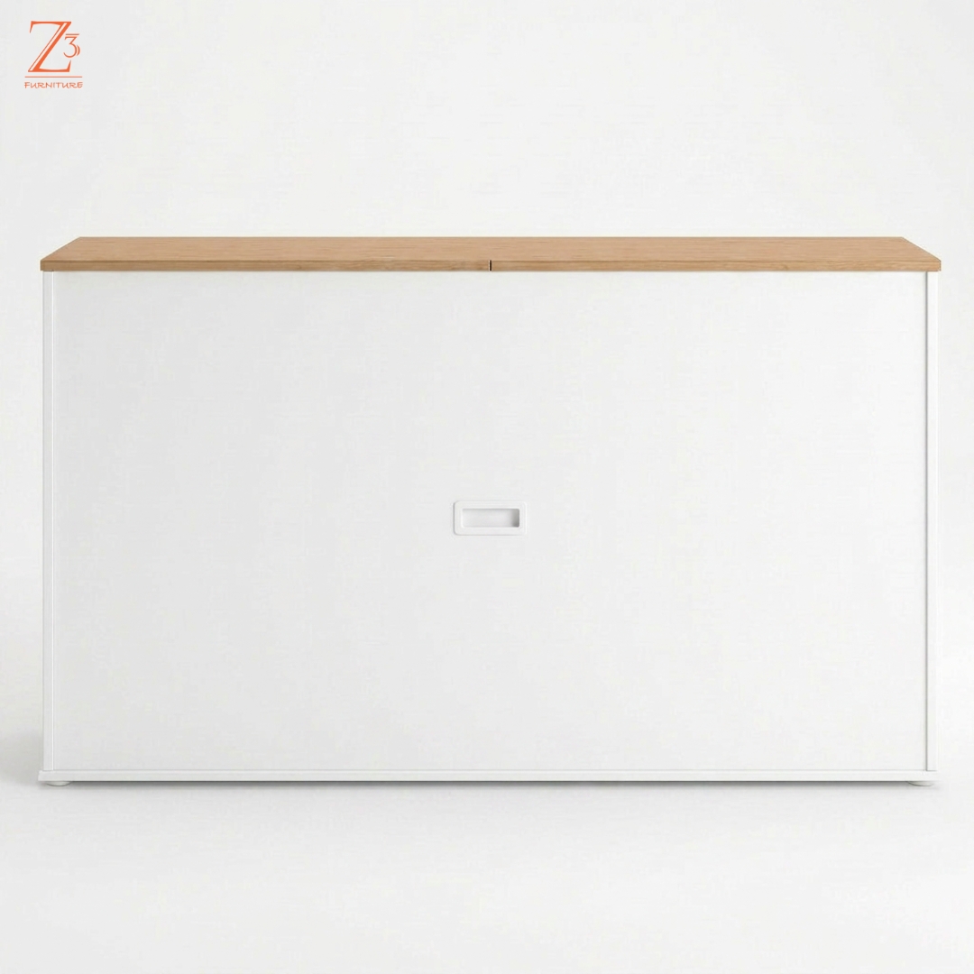 Nordic Sideboard White Storage Cabinet 4 Z cube Furniture