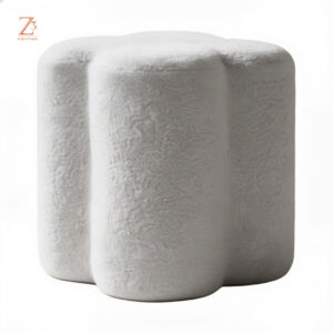 RemiBoucle Luxe Pouffe zcube Furniture 1