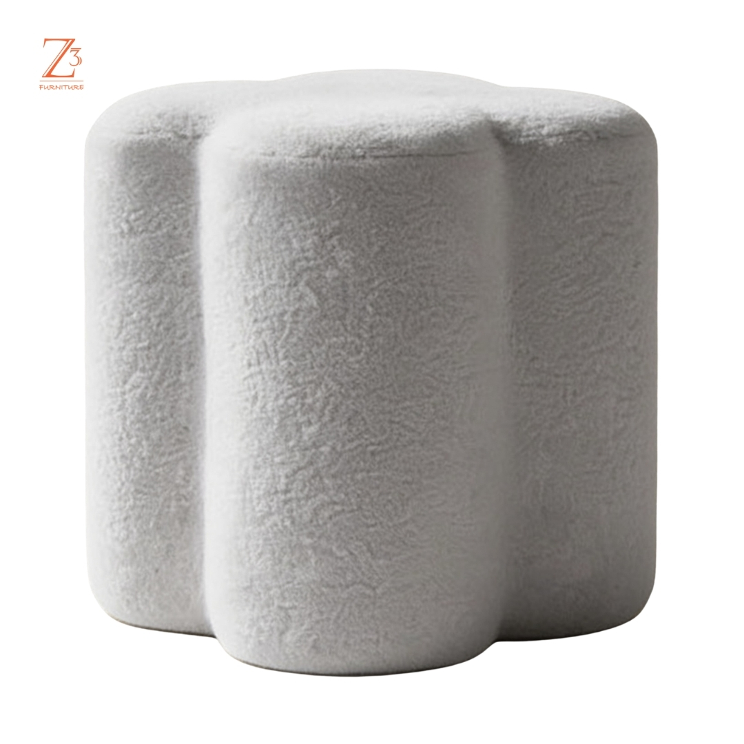 RemiBoucle Luxe Pouffe zcube Furniture 5